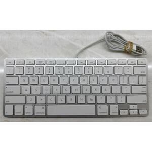 The Smallest and Most Compact USB Wired Apple Mac Keyboard Model A1242 MB869LL/A